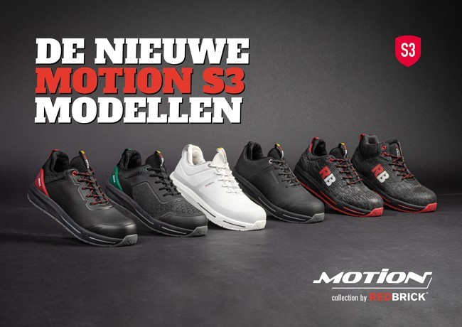 BKS bedrijfskleding | Redbrick Motion Shade S3 | werkschoen