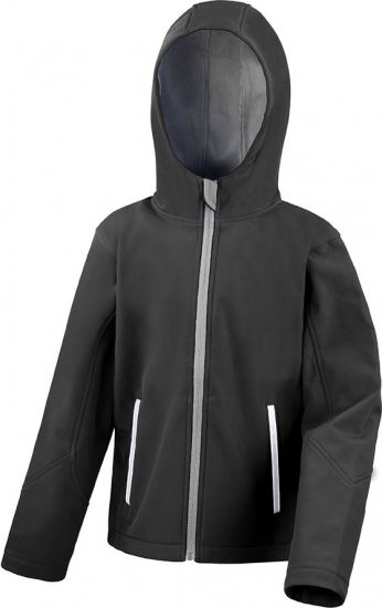 Result Kids tx performance hooded softshell jacket