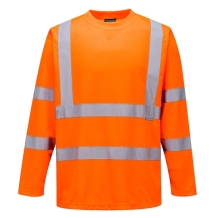 Hi-vis t-shirt lange mouw
