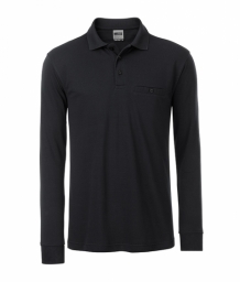 Men's workwear polo pocket longsleeve