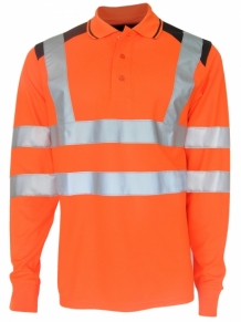 Payper Hi-Vis poloshirt lange mouw Guard+