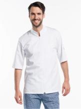Chef Jacket Monza White Short Sleeve
