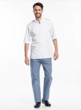 Chef Jacket Monza White Short Sleeve