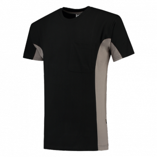 Bicolor T-shirt met borstzak Tricorp