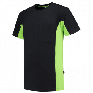 Bicolor T-shirt met borstzak Tricorp