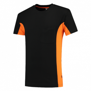 Bicolor T-shirt met borstzak Tricorp