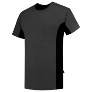 Bicolor T-shirt met borstzak Tricorp