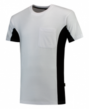 Bicolor T-shirt met borstzak Tricorp