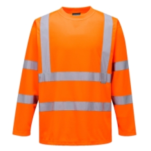 Hi-vis t-shirt lange mouw