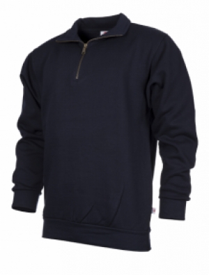 uniwear zipneck band sweater