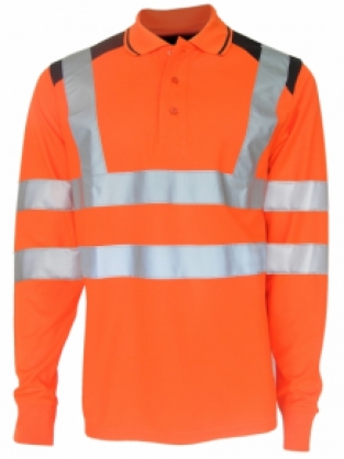 Payper Hi-Vis poloshirt lange mouw Guard+