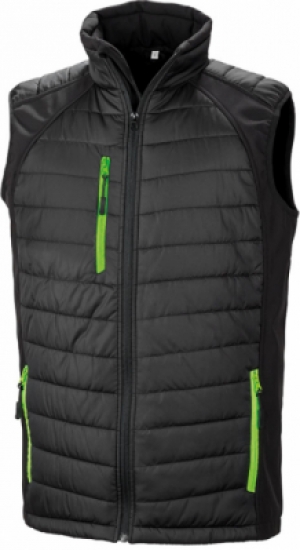 Result Black compass softshell gilet