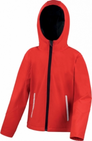 Result Kids tx performance hooded softshell jacket