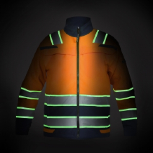 HIGH VIS SOFTSHELL JACK INGEN GLOW IN THE DARK RWS