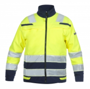 HIGH VIS SOFTSHELL JACK INGEN GLOW IN THE DARK RWS