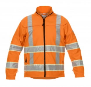 HIGH VIS SOFTSHELL JACK INGEN GLOW IN THE DARK RWS