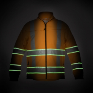 HIGH VIS SOFTSHELL JACK INGEN GLOW IN THE DARK RWS