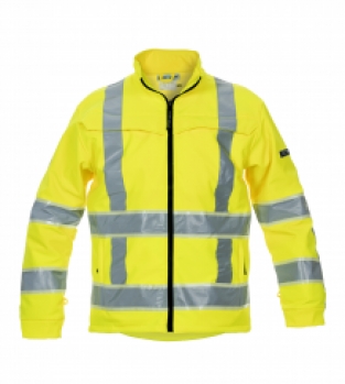 HIGH VIS SOFTSHELL JACK INGEN GLOW IN THE DARK RWS