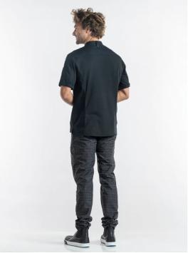 Chef Jacket Verano SFX Black Short Sleeve