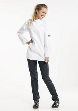 Chef Jacket Biker White
