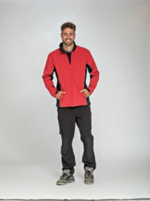 L&S Workwear Contrast Softshell Jacket