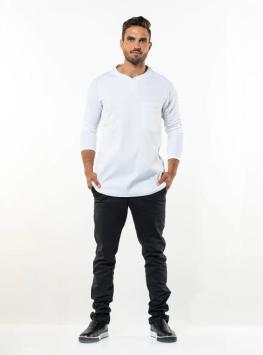 Chef Jacket LS T-Shirt Valente UFX White