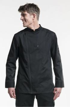 Chef Jacket Biker Black
