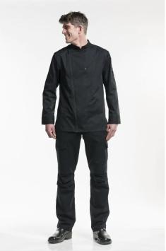 Chef Jacket Biker Black