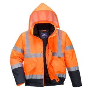 Hi-vis tweekleuren pilot jack Portwest