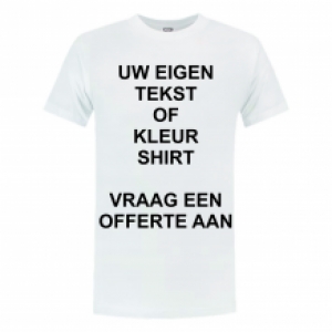 Eigen tekst op shirt