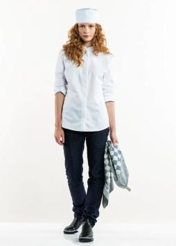 Chef Jacket Lady Cambio White